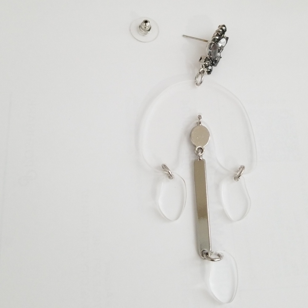 Free People Lucite Crystal Earrings - Picture 2 of 6